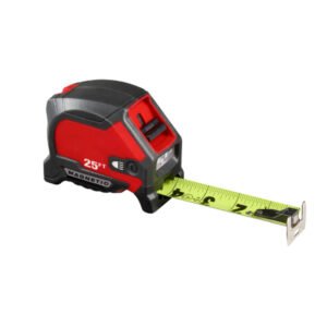 25ft Magnetic Tape Measure w/ Rechargeable 100L Light